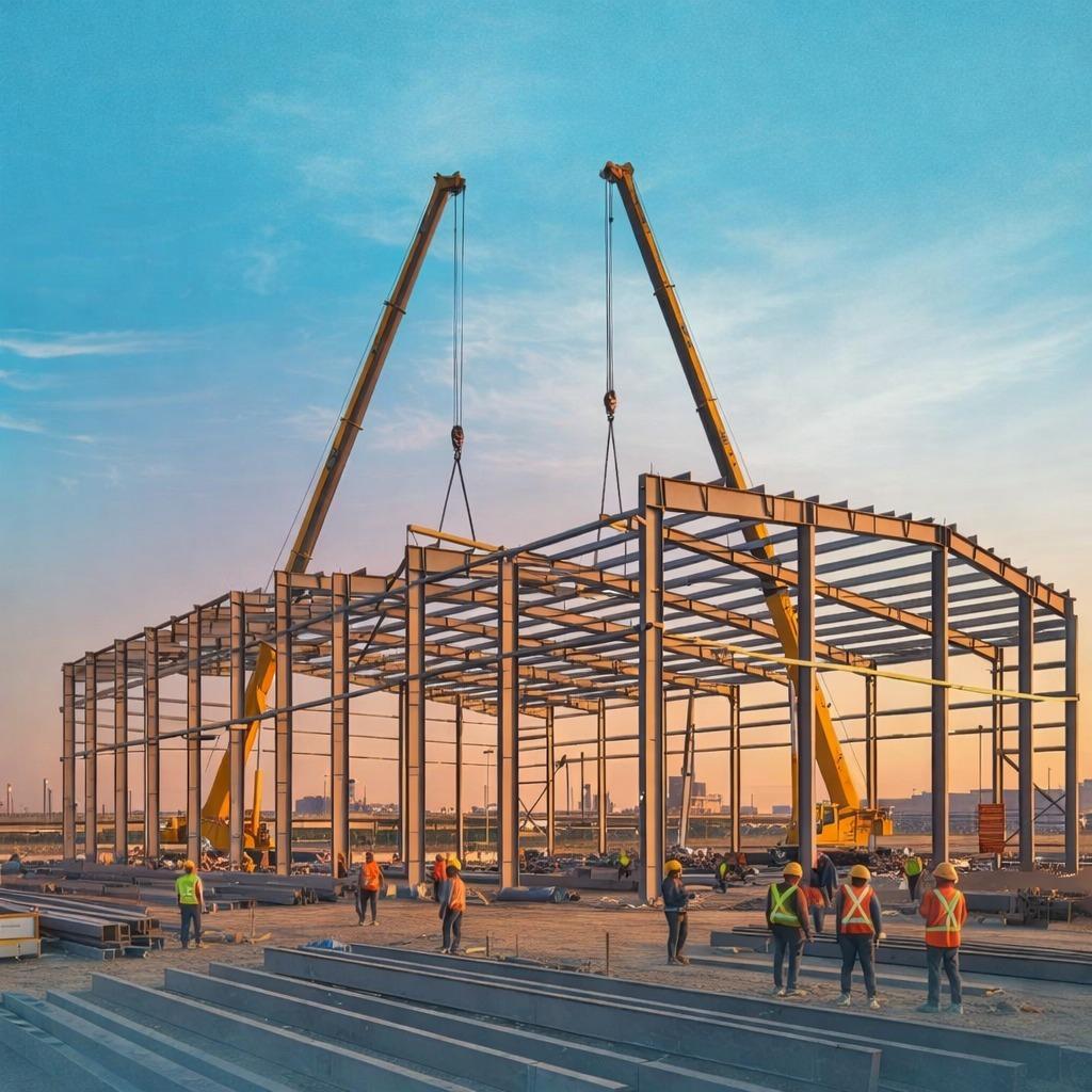 Steel structure manufacturing